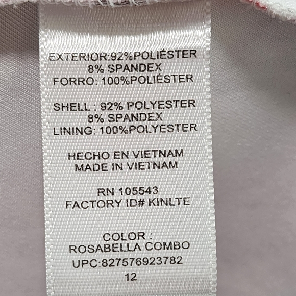 Milly For Design Nation Women's Rosabella Floral Short Sleeve Skater Dress - 12 - Picture 7 of 7